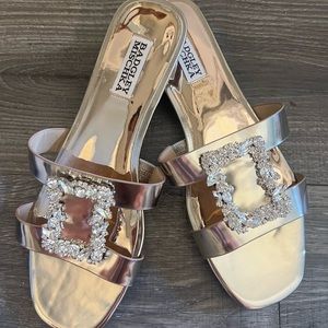 Badgley Mischka flat sandals